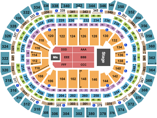 Ball Arena Alanis Morissette Seating Chart